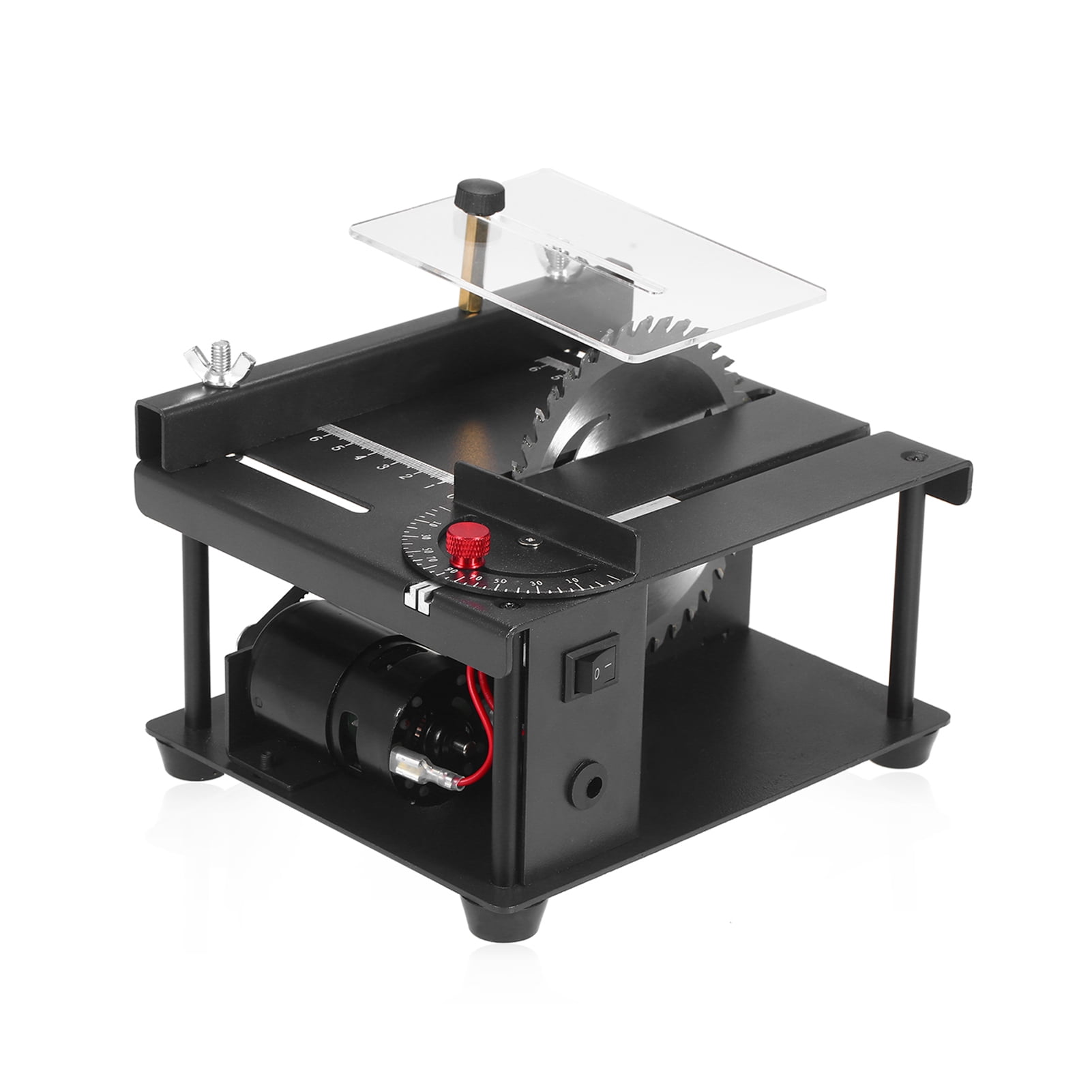 110-240V Multi-Functional Table Saw Mini Desktop Saw Cutter Electric Cutting  Machine With Adjustable-Speed 35Mm Cutting Depth For Wood Acrylic Cutting 