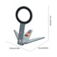 thumbnail image 3 of Portable Aluminum Phone Holder Tripod 360 Adjustable Magnetic Mounting Easy to Use for Video Recording & Photography, 3 of 4