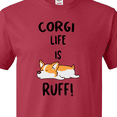 thumbnail image 4 of Inktastic Corgi Life is Rough T-Shirt, 4 of 5