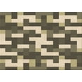 thumbnail image 1 of Ahgly Company Machine Washable Indoor Rectangle Transitional Coffee Brown Area Rugs, 6' x 9', 1 of 7