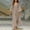Khaki, variant on Women's Boho Deep V Neck Maxi Dress, Lantern Sleeve Loose Flowy Swing Dress, Solid Casual Vacation Beach Cover Up Dress for Summer Outfits Yellow XL(XL)