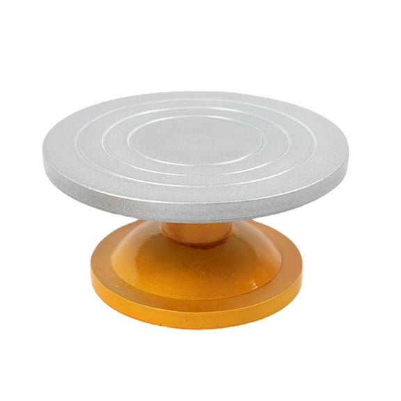 Sculpting Wheel Turntable Clay Pottery Wheel Reusable Revolving Cake Turntable Paint Spraying for Displaying Item Cake Decorating Modelling Diameter 25cm