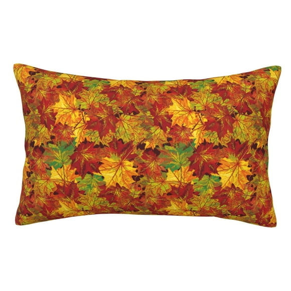 Easygdp Vintage Feuille d'Érable Automne pour Taie d'Oreiller Douce Protecteurs d'Oreiller, Parfait pour Dormir (Noyau d'Oreiller Non Inclus)-20"x30 Pouces