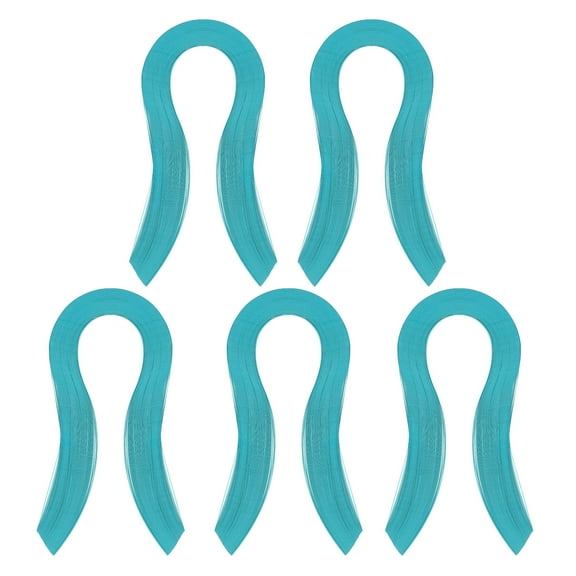 Quilling Strips Paper 600pcs 1.5mm 39cm Origami Paper Quilling Kits for Adults Beginner Art DIY, Turquoise Blue