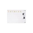 thumbnail image 6 of Clear Acrylic Magnetic Whiteboard Calendar for Fridge, Dry Erase Board for Refrigerator; Includes 2 Black Magnetic Markers with Eraser Tips, 6 of 7