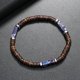 thumbnail image 1 of Xiao Hua Pulsera de cuentas de concha de coco hecha a mano para apilar, pulsera ajustable tejida a mano para mujeres y hombres (L), 1 of 5