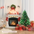 thumbnail image 3 of Gymax 5Ft Pre-lit Optical Fiber Christmas Tree w/ Colorful LED Lights Stand, 3 of 10