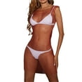 thumbnail image 3 of Qmyliery Women Sexy See-through Beach Blouse, Black Round Collar Sleeveless One-piece, XS/ S/ M/ L, 3 of 9