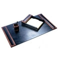 thumbnail image 1 of Dacasso Walnut And Leather Desk Set 3-Piece, 1 of 5