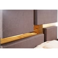 thumbnail image 6 of Lorenzo Queen 5 Pc Tufted Upholstery Bedroom set made with Wood in Gray, 6 of 40