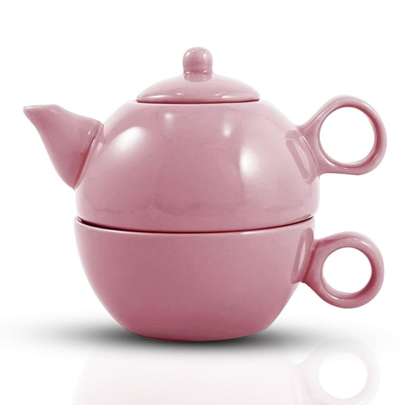 Metropolitan Tea Pink Rose Ceramic Tea For Me Pot