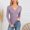 Purple, variant on Womens Long Sleeve Shirts V Neck Ribbed Knit Y2k Going Out Tops Slim Fitted Basic T-Shirts Tees Fashion Clothes