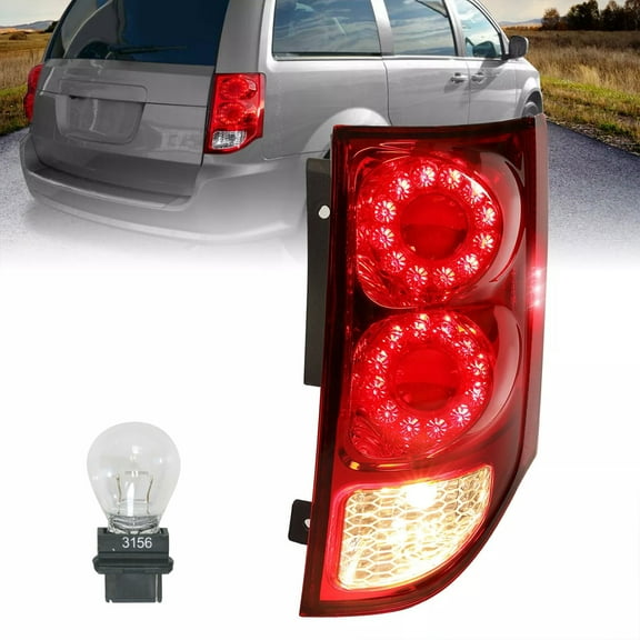Kojem Right Tail Light for 2011-2020 Dodge Grand Caravan & Ram C/V Rear Brake Lamp Passenger Side Replaces 05182534AF