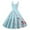 Light Blue, variant on LWavelet 2026 Valentine's Romantic Shiny Sequin Dress for Women, Spaghetti Strap Heart & LOVE Lettering Fitted Waist Flared Sundresses Red M