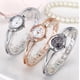 thumbnail image 5 of Reloj de pulsera electrónico para estudiantes con tira de acero decorativa para mujer de moda coreana, 5 of 6