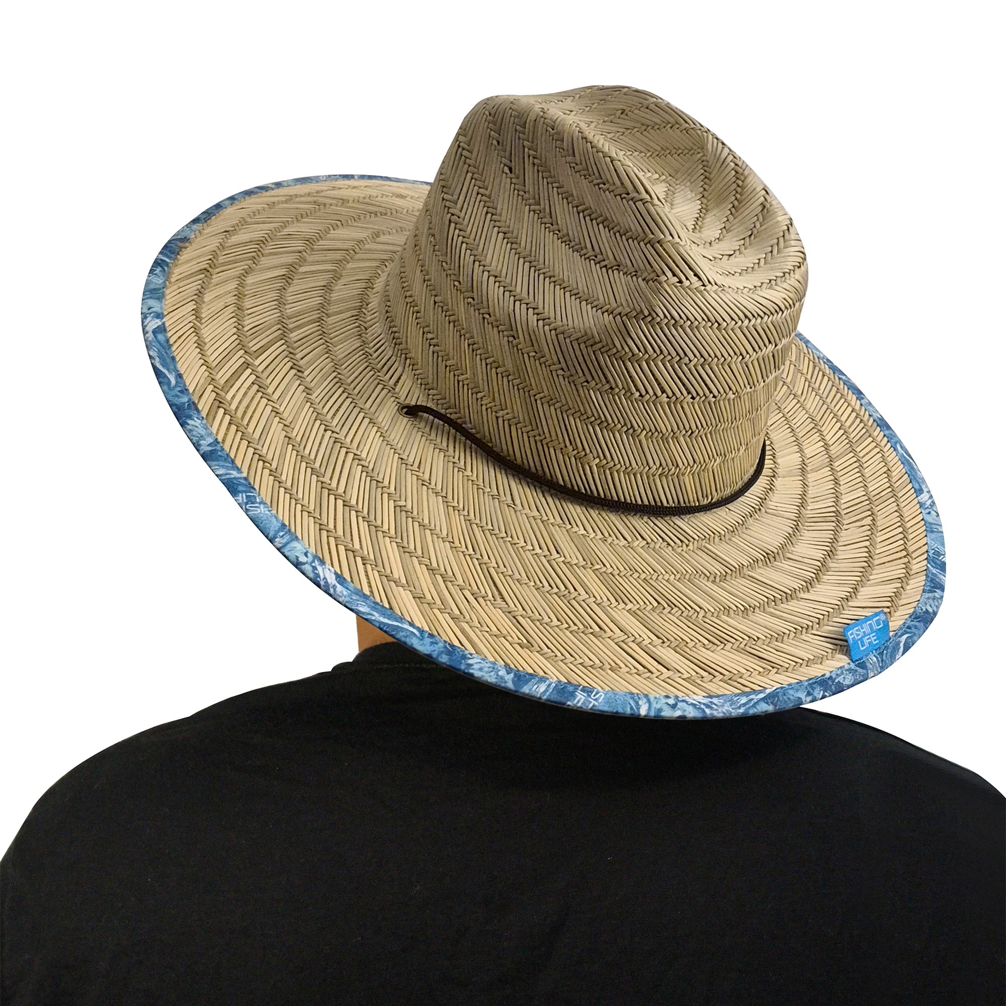 Fishing Life Catch of the Day Straw Lifeguard Hat - Adult Unisex