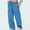 Blue, variant on Buigttklop Wide Leg Sweatpants for Women Elastic High Waisted Baggy Sweat Pants Oversized Comfy Loose Joggers with Pockets