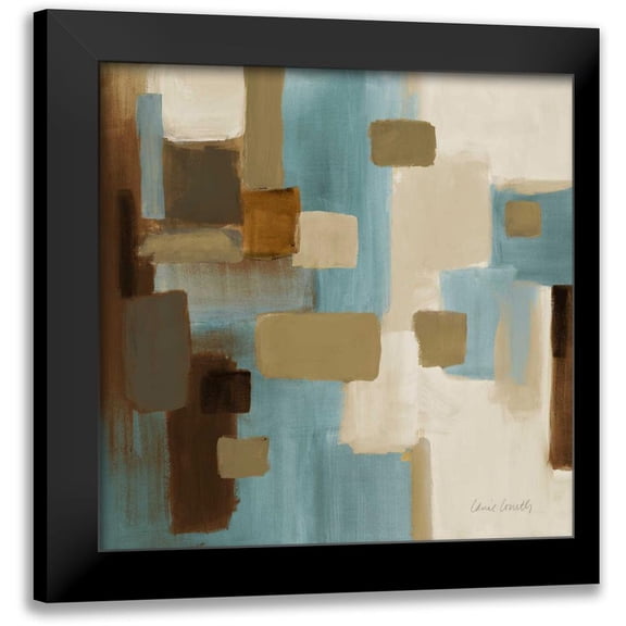 Loreth, Lanie 12x12 Black Modern Framed Museum Art Print Titled - Patches I