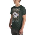 thumbnail image 4 of Hustle Unisex t-shirt (Heather Forest, 2XL), 4 of 6