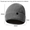thumbnail image 2 of Gorro de Invierno de Punto Negro para Hombre YONGSHENG, 2 of 5