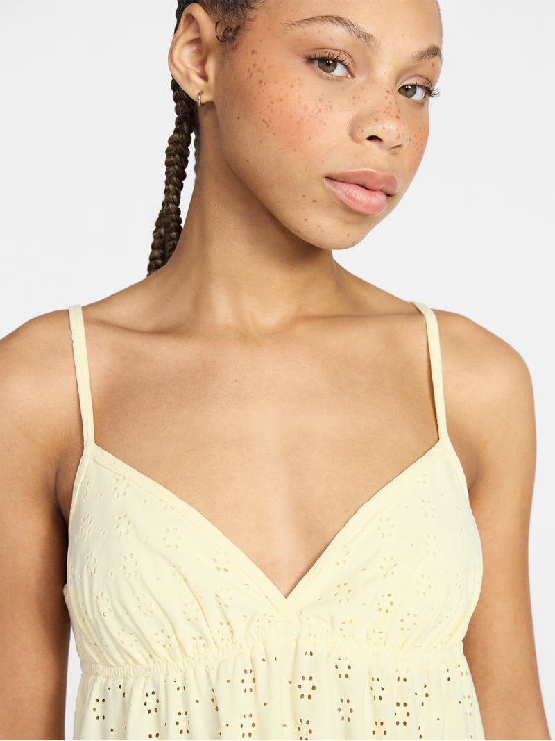 No Boundaries Tiered Cami Sleep Dress, Women's XS-XXL - Walmart.com