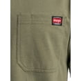 thumbnail image 5 of Wrangler Workwear Men's Short Sleeve Heavyweight Pocket Crew Work Shirt, 5 of 7
