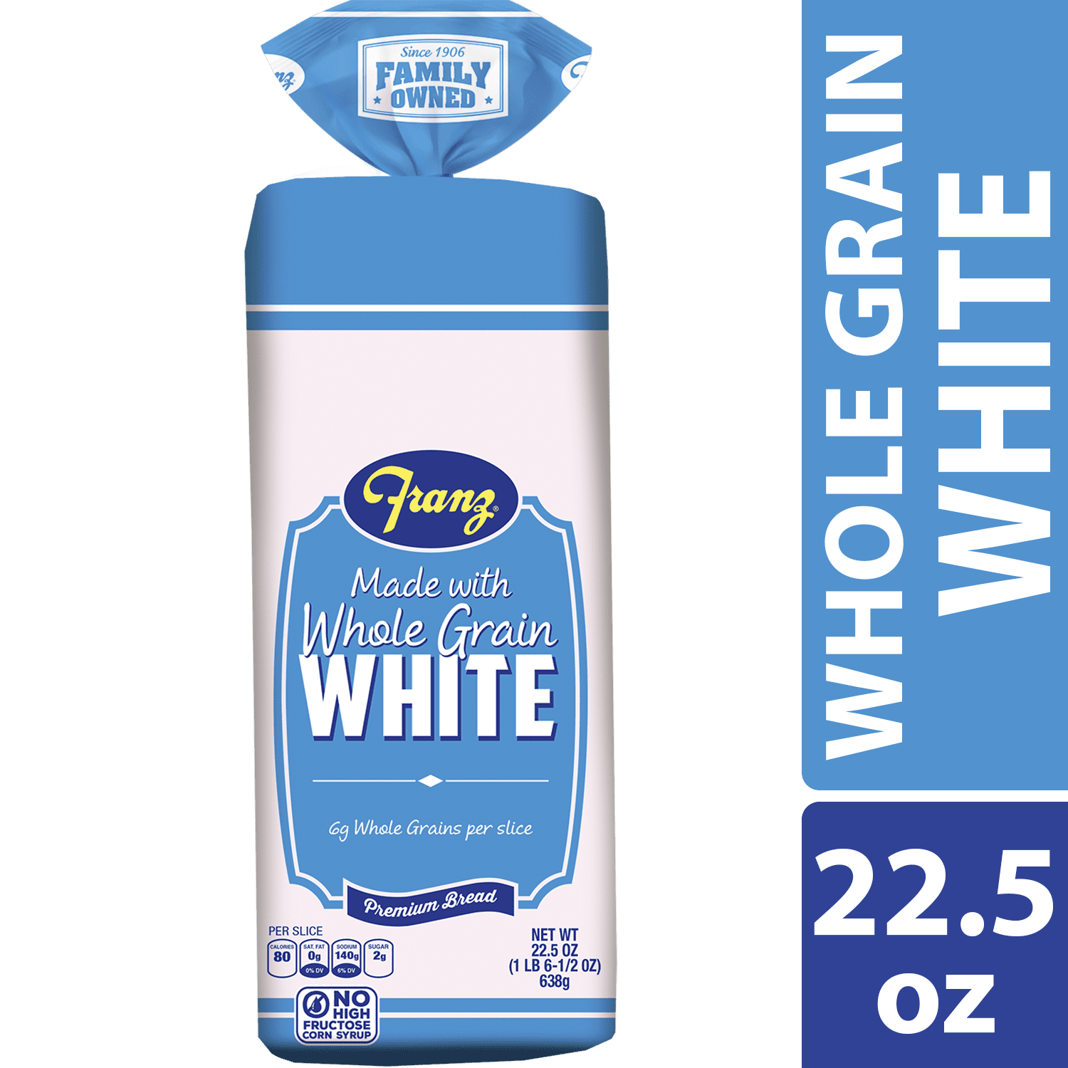 Franz Whole Grain White Bread, 22.5 oz