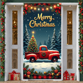 thumbnail image 6 of Festive Design Merry Christmas Banner Animal Theme Red Cardinal Decorative for Christmas Party Indoor Decoration Holiday Celebration, 6 of 9