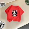 thumbnail image 5 of TZEWGL T-Shirts pour Enfants Col Rond Imprimé Manches Courtes Vêtements pour Filles Garçons Taille 10-12T, 5 of 5