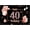 PON6503, variant on 40th Birthday Banner Backdrop rations for Women Happy 40 Year Old Party Rose Gold Forty Photography Background Photo Props