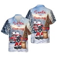 thumbnail image 3 of Santa is Coming Schnauzer Merry Christmas Xmas Noel Truck Tree Hawaiian Shirt Breathable Summer Unisex Merch Miniature Schnauzer Dog Lover - 02023, 3 of 6