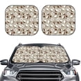 thumbnail image 2 of Vsdgher Cotton Tree Print Car Windshield Sun Shade, Reflective Sunshade Window Sunshade Sun Visor Protector Fit for Cars,Trucks,SUVs-Small, 2 of 6