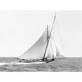 thumbnail image 3 of Anonymous 14x12 Black Modern Framed Museum Art Print Titled - Cutter sailing on the ocean, 1910, 3 of 5