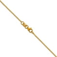 thumbnail image 2 of 14k Yellow Gold Polished 1.1mm Solid Sparkle-Cut Cable Chain Necklace 24 Inch Chain Necklace for Women and Men, 2 of 2