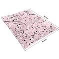 thumbnail image 4 of Pink Christmas Tree Pattern Blanket,Comfortable Soft Lamb Wool Throw Blanket,All Season,Warm Lightweight Blankets for Sofa Bed Couch Living Room Chair,60"x80", 4 of 4