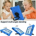 thumbnail image 7 of Dteck Kids Case for iPad mini 5, iPad mini 4 Case, iPad mini 3/2/1 Case 7.9-inch, Rotating Stand Handle Grip Kids Friendly Silicone Shockproof Shell Shockproof Rugged Case for iPad mini 7.9",Blue, 7 of 7