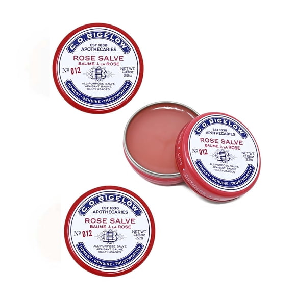 Juego de Bálsamos Labiales C. O. Bigelow Rosa Multiusos para Aliviar Irritación y Acondicionar Piel