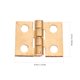 thumbnail image 1 of FOMIYES 1Jgo Bisagras De Latón Reforzado Para Proyectos DIY En Muebles Y Cajas De Madera Retro Dorado, 1 of 5