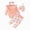 H1754-Pink, variant on TOWED22 Baby Girl Clothes 3pc Outfits Set Long Sleeve Round Neck Print Romper Jumpsuit Ribbed Pants Headband Fall Winter Set(Pink,6-9 M)