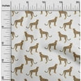 thumbnail image 2 of oneOone Rayon White Fabric Animal Fabric For Sewing Printed Craft Fabric By The Yard 56 Inch Wide, 2 of 4