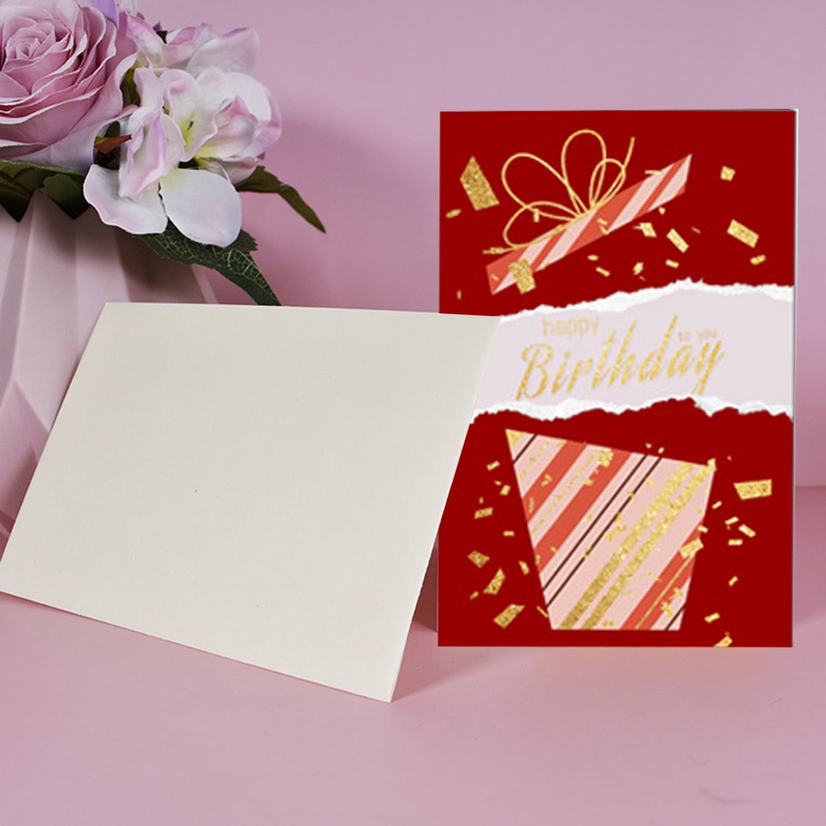 Happy Birthday Cards Assortment - Bday Cards in Bulk - 5x7 Assorted 48 Pack Unique Designs with Envelopes - Birthday Card for Men Women Kids - Sprinkles