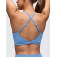 thumbnail image 3 of CRZ YOGA Butterluxe V Neck Twist Back Sports Bra For Women, 3 of 6