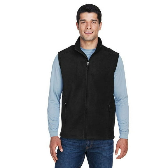 Men's Tall Journey Fleece Vest - BLACK - 2XT