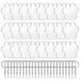 thumbnail image 1 of Porte-clés Transparents 24x pour Projets d'Artisanat Diy, 1 of 5
