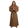 thumbnail image 1 of Plus Size Brown Monk Robe Costume, 1 of 1