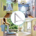 thumbnail image 5 of Retractable Clothes Rack,wall Mounted Folding Clothes Hanger Rack, 5 of 5