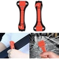 thumbnail image 1 of W829 2PCS Car Safety Hammer Set, Window Breaker Seatbelt Cutter, Car Window Glass Hammer Breaker and Seat Belt Cutter Escape Tool for Family and Auto Traffic Accident Emergency Escape (2PCS), 1 of 1