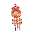 thumbnail image 2 of balikha Chinese New Year Pendant Festival Pendant Decoration Photo Props Decorative Hanging Pendant Blessing Pendant for Party Office 32cmx108cm, 2 of 9
