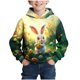 thumbnail image 2 of Sudadera con capucha para niño, para niño, con estampado de Feliz Día de Pascua, color, manga larga, informal, deportiva, con capucha, sudadera con capucha de manga larga, top con inserciones en los h, 2 of 5