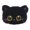 Black, variant on Cute Cat Plush Pillow Calico Siamese Stuffed Animals Ultra Soft Cushion Cuddly Plush Toys High Quality Soft Huggable Stuffed Animals(Brown)